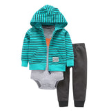 Jacket, Onesie and Pants 3pc. Jogging Suit Baby Boy (12 colorways available)