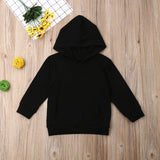I Think I'm Gonna Kick It With My Mom Today - Unisex Hooded Sweatshirt Toddler Boy Girl (Black/White)