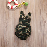 Camouflage Overall Romper Baby Boy (Olive Green/Khaki)