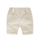 💮 Floral Collar Shirt & Distressed Shorts 2pc. Set Toddler Boy (White/Yellow/Red/Black) 💮