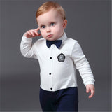 Bow Tie Onesie Jumpsuit Baby Boy (4 colors available)