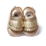 Fringe Tassel Baby Sandals (Rose/Cognac/Gold/Olive Green/Brown)