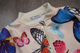 Butterfly 🦋 Cardigan and Pants Sweatsuit 2pc. Clothing Set Baby Girl and Toddler (Available in Cream or Pink)