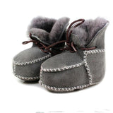 Genuine Leather Fur-Lined Baby Boots Shoes (Available in 3 colors)
