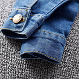 Distressed Denim Jacket Toddler Boy (Medium Blue Wash)
