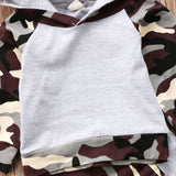 Hooded Camo Sweatshirt and Pants 2 pc. Set Baby Boy (Gray & Camo Multi)