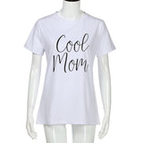 Cool Kid 👶 and Cool Mom 👩  - Matching Family T-Shirts (White & Black)