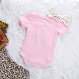 And Though She Be But Little, She is Fierce - Onesie Bodysuit Baby Girl (Pink)