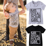 Mr. Steal Your Girl - T-Shirt Baby Boy and Toddler (Available in Gray or Black)