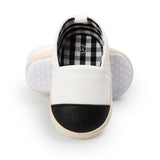 Vegan Leather 2 Tone Baby Shoes (4 colors available)