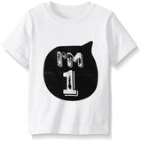 Birthday Age Unisex Short Sleeve Tee Baby & Toddler Boy Girl (Ages 1-4 available)
