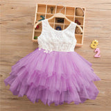 Lace Top Tutu Formal Dress Toddler Girl (4 colors available)