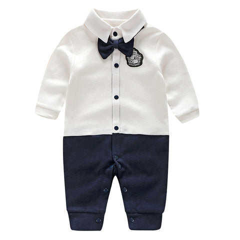Bow Tie Onesie Jumpsuit Baby Boy (4 colors available)