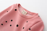 Flare Sleeve Sweatshirt Baby Girl and Toddler (Available in Pink, Yellow, White, or Purple)