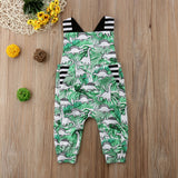 Mod Print Dinosaur 🦕 Jumpsuit Baby Boy and Toddler (Green, Black & White)