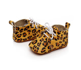 Mod Leather Printed Booties Baby Shoes (5 prints available)