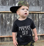 Mama's Boy - T-shirt and Harem Pants 2 pc. Set Baby Boy and Toddler (Olive & Black)