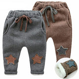 Star Print Jogger Trousers Baby Boy and Toddler (Gray or Mocha)