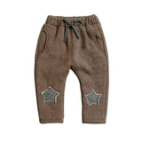 Star Print Jogger Trousers Baby Boy and Toddler (Gray or Mocha)