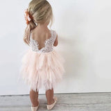Lace Top Tutu Formal Dress Toddler Girl (4 colors available)