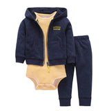 Jacket, Onesie and Pants 3pc. Jogging Suit Baby Boy (12 colorways available)