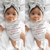 You're kidding right? Are these people REALLY my relatives? 😂  - Onesie Bodysuit Unisex Baby Boy Girl (White Multi)
