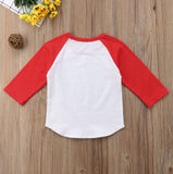 😍  FUTURE Ladies Man CURRENT Mama's Boy 👩‍👦   - T- Shirt Baby and Toddler Boy (Red & White)