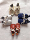 Genuine Leather Lace Up Booties Baby Shoes (13 colors available)