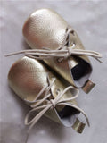 Genuine Leather Lace Up Booties Baby Shoes (13 colors available)