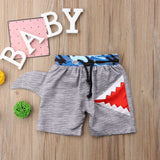 🦈 3D Shark Fin Swim Trunks Baby Boy and Toddler (Gray/Red/Blue) 🦈