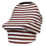 Multi-functional Striped Baby Feeding, High Chair, & Stroller Cover (16 prints available)