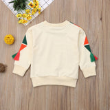 Fringe Tassel Long Sleeved Sweatshirt Toddler Girl (Multicolor)