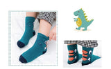 5 Pair Set Dinosaur  🦖 Baby & Toddler Socks (Multicolor)