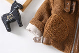 Vegan Fur Teddy Coat Unisex Baby Girl Boy (Beige/Brown)