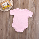 Cute Like Mommy, Smelly Like Daddy - Onesie Bodysuit Baby Girl (Pink)
