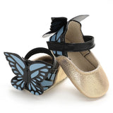 🦋 Butterfly Baby Dress Shoes (Gold, Pink, or Silver) 🦋