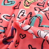 💛 Heart Print Sleeveless Jumpsuit Baby Girl (Coral/Purple/Turquoise) 💛