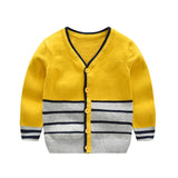 Striped Knit Cardigan Sweater Toddler Boy (Available in 8 prints)