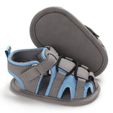 Bungee Cord Baby Sandals (Navy Blue/Orange/Red/Gray)